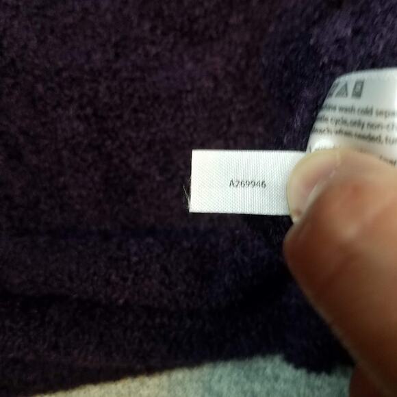 Barefoot Dreams Cozychic Lite Drape Front Calypso Wrap cardigan sz S / M purple - Picture 7 of 8